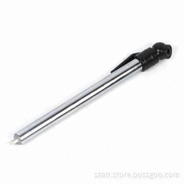 Car Tire Pressure Gauge with Pressure Range of 10 to 100psi, Available in Silver Black Color